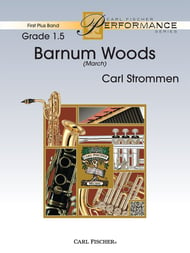 Barnum Woods March Concert Band sheet music cover Thumbnail